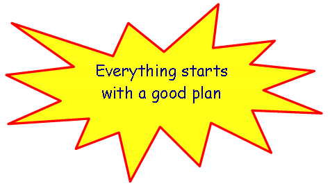 Explosion 1: Everything starts with a good plan