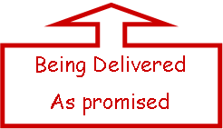 Up Arrow Callout: Being DeliveredAs promised